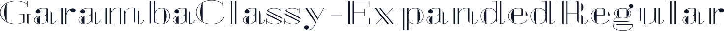 GarambaClassy-ExpandedRegular