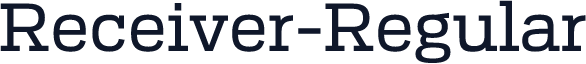 Receiver-Regular