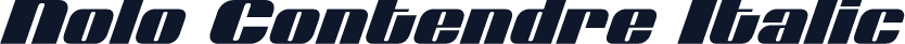 Nolo Contendre Italic