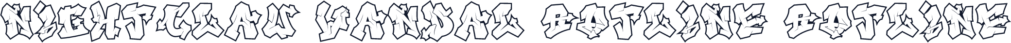 Nightclaw Vandal Outline Outline
