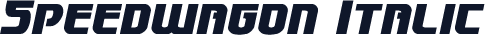 Speedwagon Italic