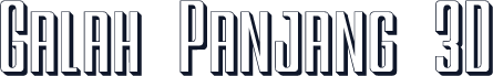 Galah Panjang 3D