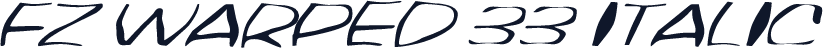 FZ WARPED 33 ITALIC