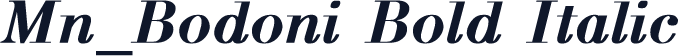 Mn_Bodoni Bold Italic