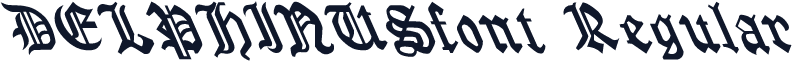 DELPHINUSfont Regular