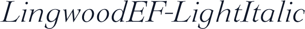 LingwoodEF-LightItalic