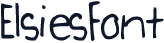 ElsiesFont