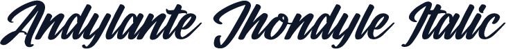 Andylante Jhondyle Italic