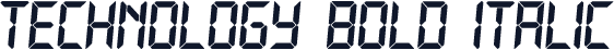Technology Bold Italic