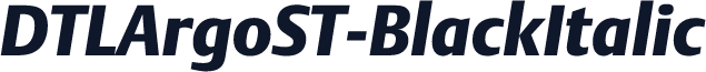 DTLArgoST-BlackItalic