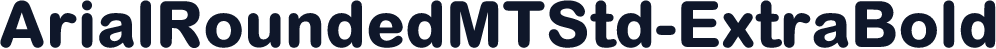 ArialRoundedMTStd-ExtraBold