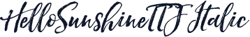 HelloSunshineTTF Italic