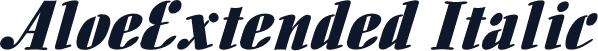 AloeExtended Italic