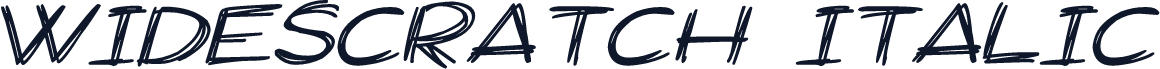 Widescratch Italic