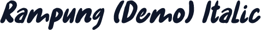Rampung (Demo) Italic
