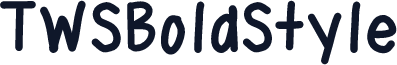 TWSBoldStyle