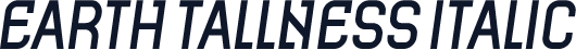 Earth Tallness Italic