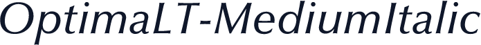 OptimaLT-MediumItalic