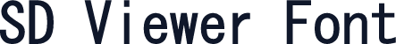 SD Viewer Font
