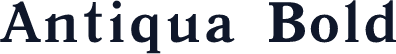 Antiqua Bold