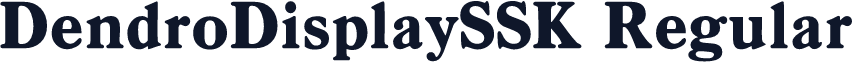 DendroDisplaySSK Regular