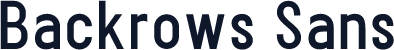 Backrows Sans