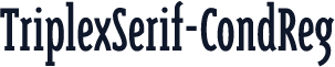 TriplexSerif-CondReg