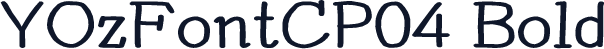 YOzFontCP04 Bold