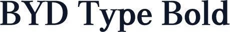 BYD Type Bold
