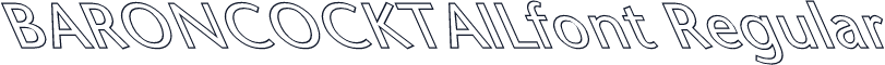 BARONCOCKTAILfont Regular