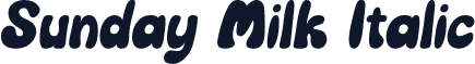 Sunday Milk Italic
