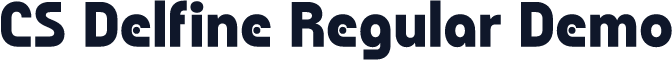 CS Delfine Regular Demo