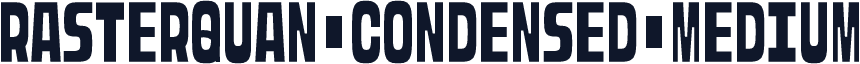 Rasterquan Condensed Medium