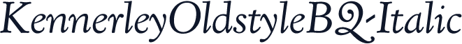 KennerleyOldstyleBQ-Italic