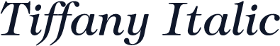 Tiffany Italic