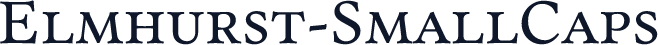 Elmhurst-SmallCaps