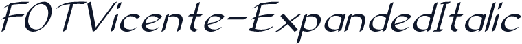 FOTVicente-ExpandedItalic