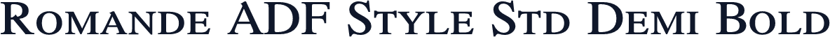 Romande ADF Style Std Demi Bold