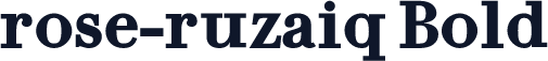 rose-ruzaiq Bold