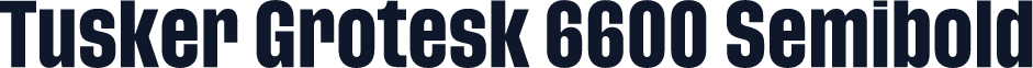 Tusker Grotesk 6600 Semibold