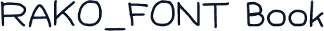 RAKO_FONT Book