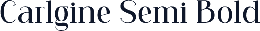 Carlgine Semi Bold