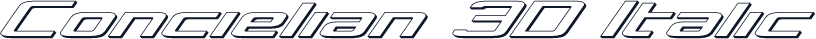 Concielian 3D Italic