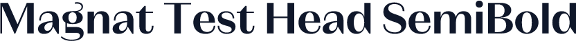 Magnat Test Head SemiBold