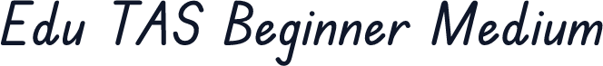 Edu TAS Beginner Medium