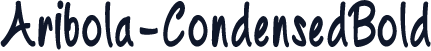 Aribola-CondensedBold