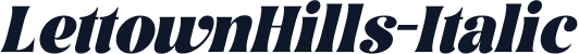 LettownHills-Italic