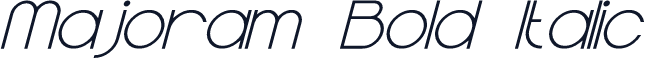Majoram Bold Italic