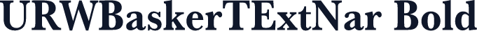URWBaskerTExtNar Bold