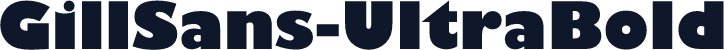 GillSans-UltraBold